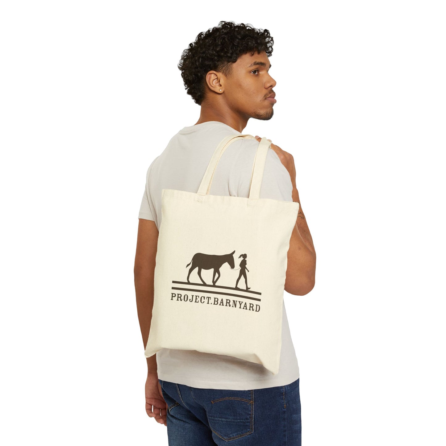 Lucille Cotton Canvas Tote Bag